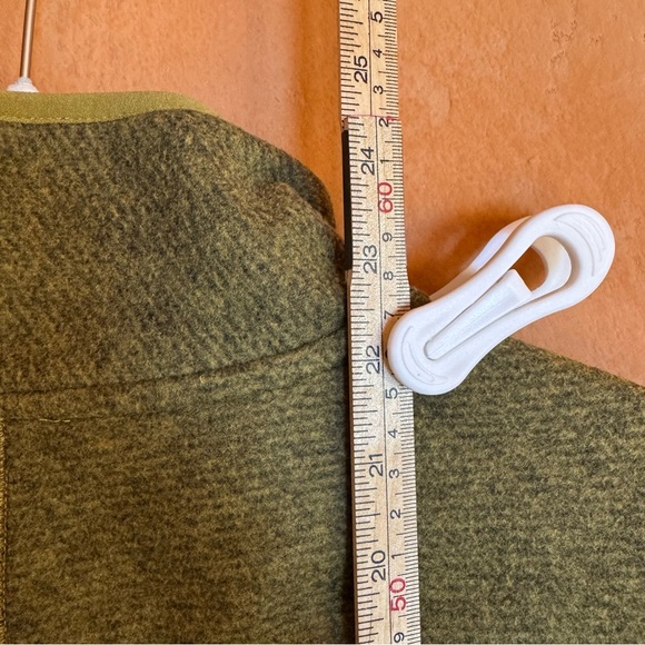 Athleta Stroll Fleece Full Zip Jacket Size Large Green - Picture 9 of 11